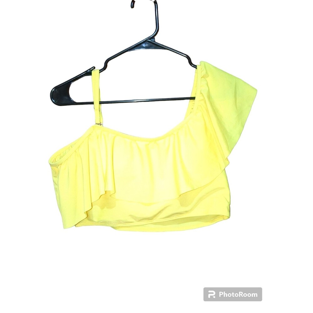 Unbranded Women's Yellow Swimsuit Top M . 30" Around See Discription